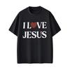 I Love Jesus Tshirt Christian Tee Shirt Unisex Women Clothing Hip Hop Vintage Rock T Shirts Unisex Retro Ocollar Hip Hop Tshirts