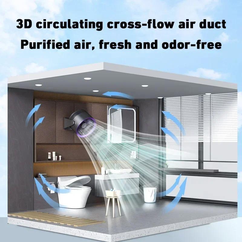 Cordless Electric Fan USB 4000mAh Wireless Portable Rechargeable Air Circulator Fan Desktop Wall Ceiling Air Cooler