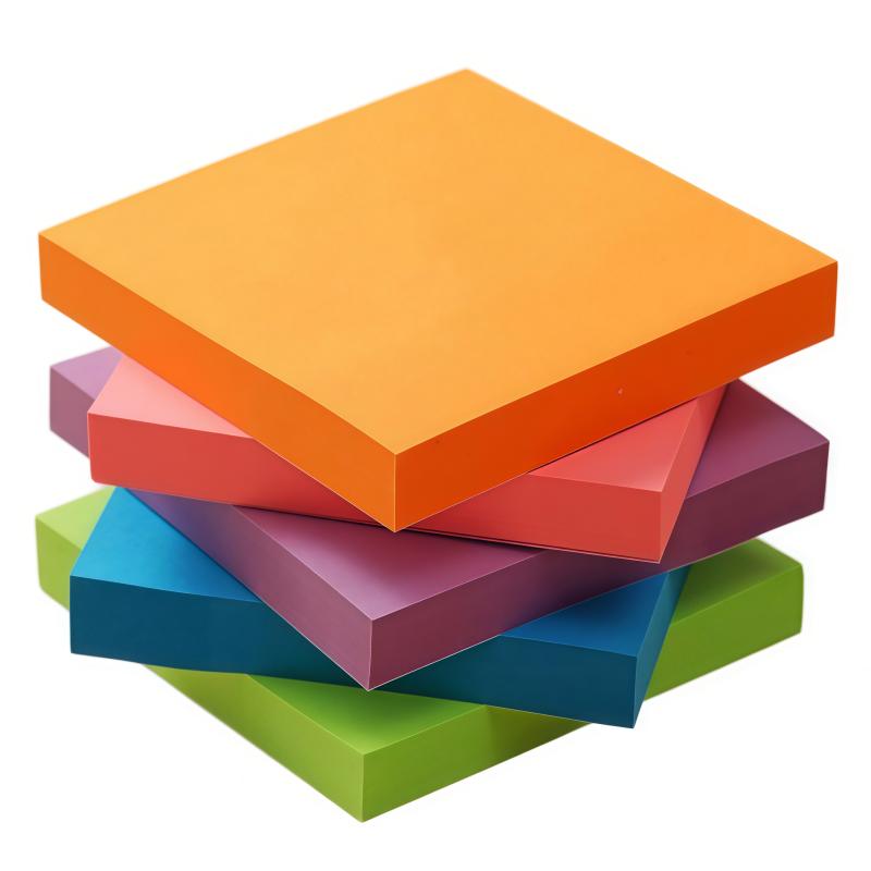 Colored Self-Adhesive Sticky Notes, Multi-Scenario Memo Pads for Reminders, Messages, Note Taking & Daily Memos