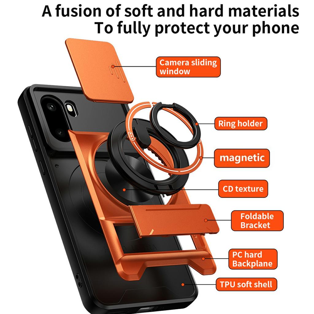 For Honor 600 Lite 5G Case Crazy Horse Texture PU Leather Phone Stand Cover