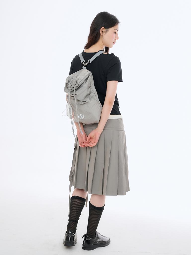 Salbol 502 Lip Light String Backpack [Gray]