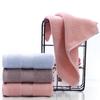 4pcs Thickened Plain Cotton Square Towels Washcloths Solid Color Hand Wipe Towels Bathroom Accessory
