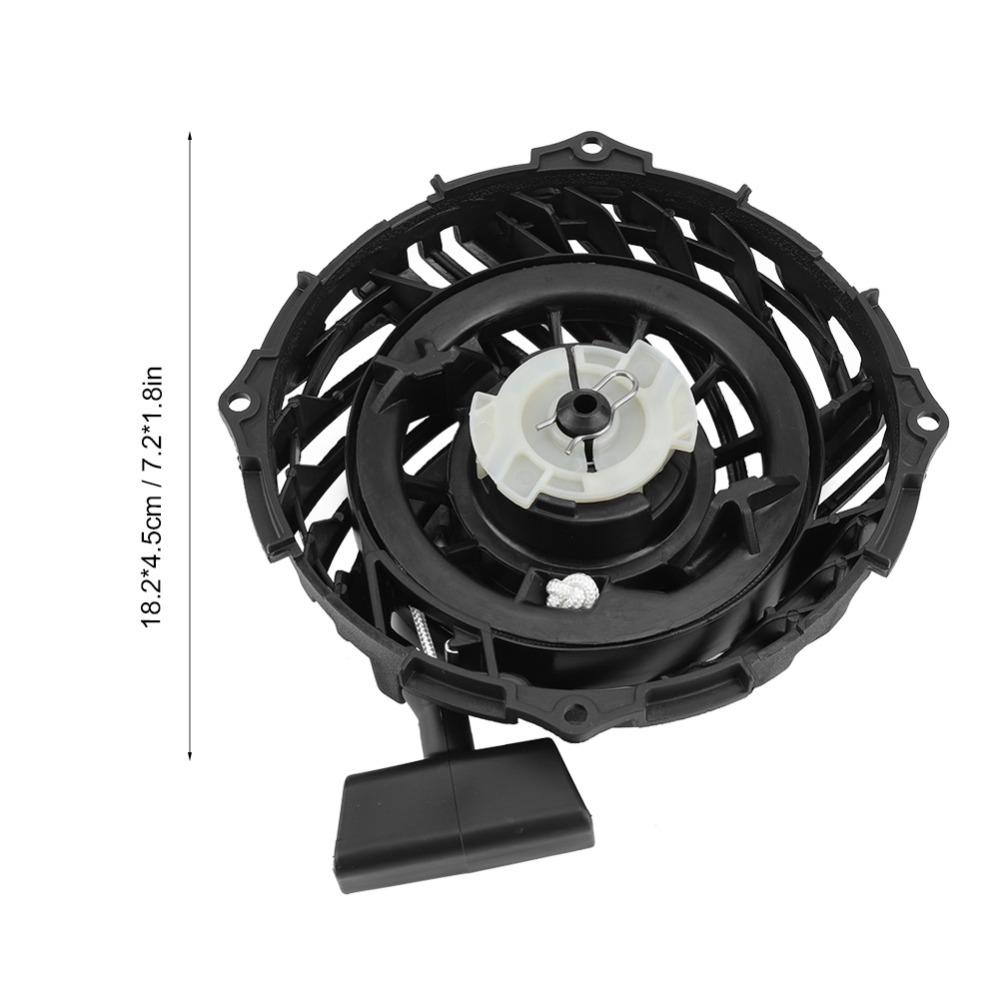 Black Pull Start Assembly Nylon Lawnmower Starter for 591139 593959 595355 590588 593961