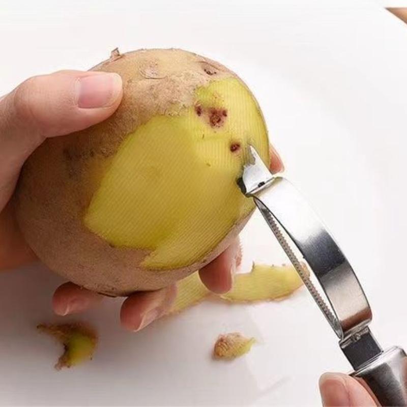 Fine Quality Peeler Kitchen Accessories Cooking Tools 304 Stainless Steel Peeler 17cm Multi-Functional Potato Vegetable Peeler Double Planing Grater