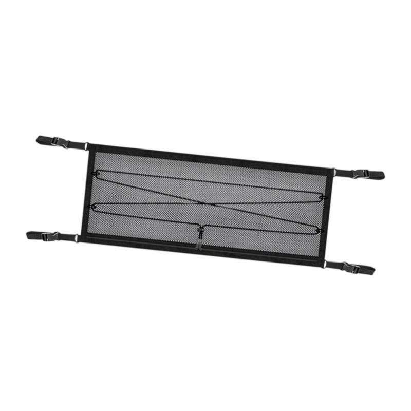 Sturdy Polyester Cargo Net For Camping Trolleys Easy Installation Zippers Access And Secure Storage Solution