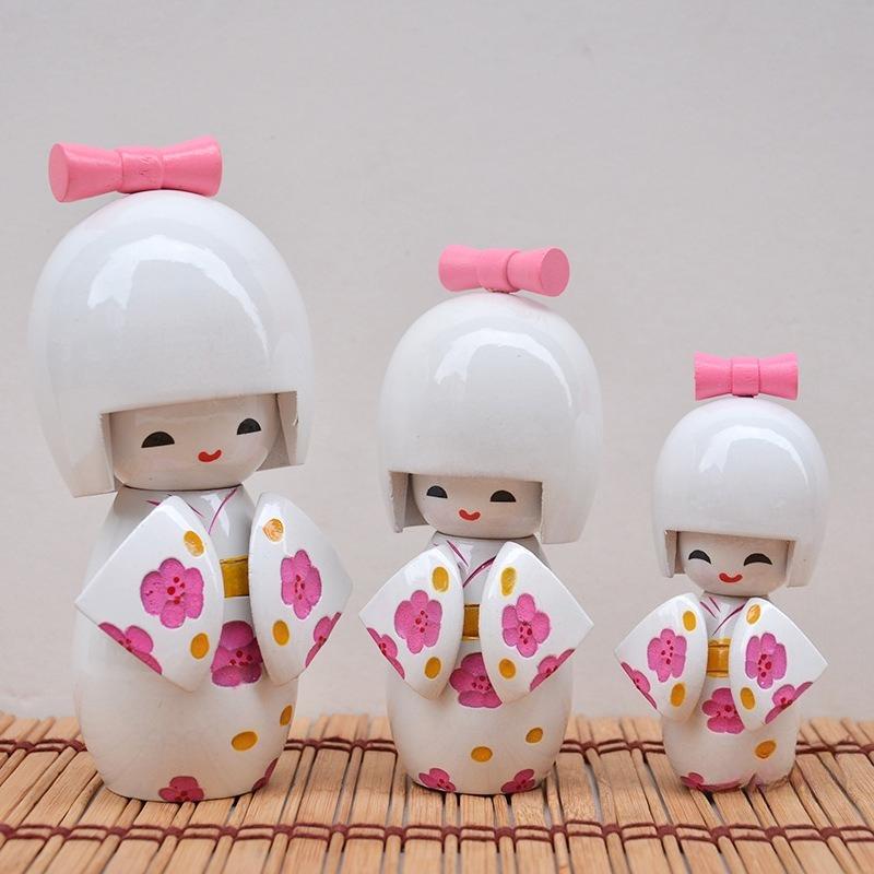 Japanese Kimono Doll Puppet Japanese Style Small Colorful Doll Model Small Ornament Little Colorful Kids Children's Toys Gifts