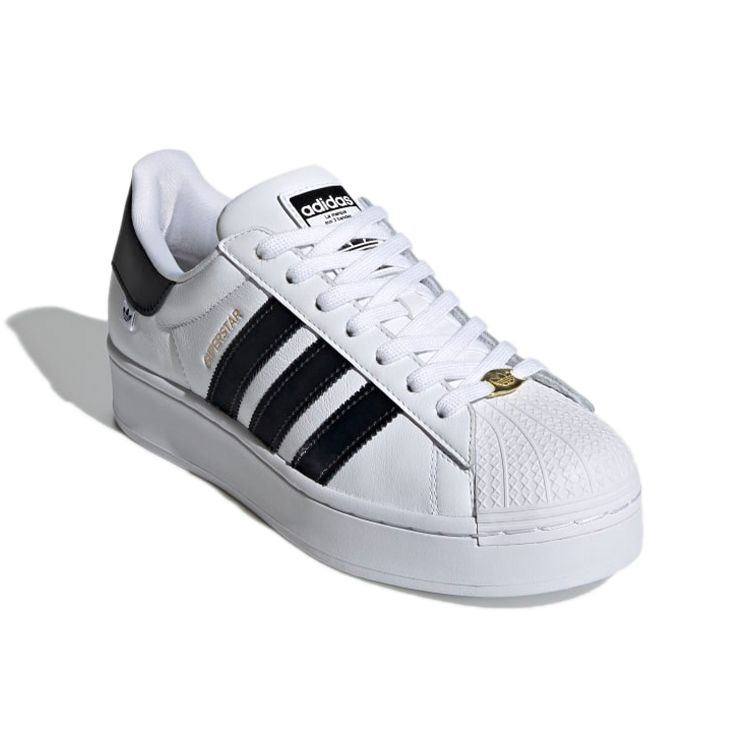 Adidas Originals Superstar Bold Casual Low-Top Sneakers Women Sneakers White Black FY0406