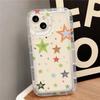 Candy Star Applicable iPhone17Pormax Transparent Phone Case 12 All Inclusive 16/13 Apple 14 Cute 15