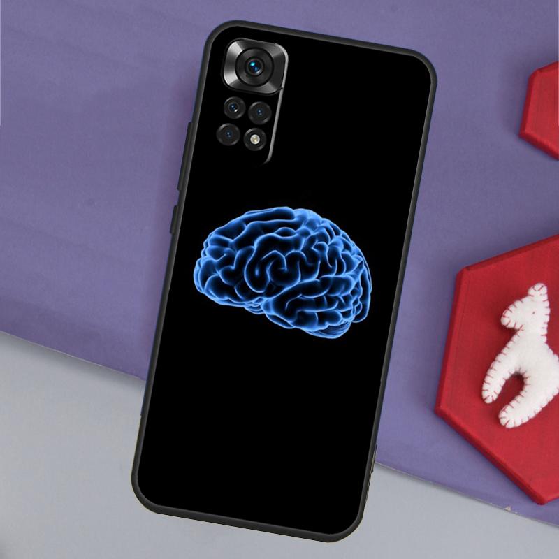 Vintage Anatomical Heart Brain Phone Case For Xiaomi Redmi Note 12 12S 11 11S 10 10S 9 9S 8 Pro Redmi 12 9C 10C 12C Cover
