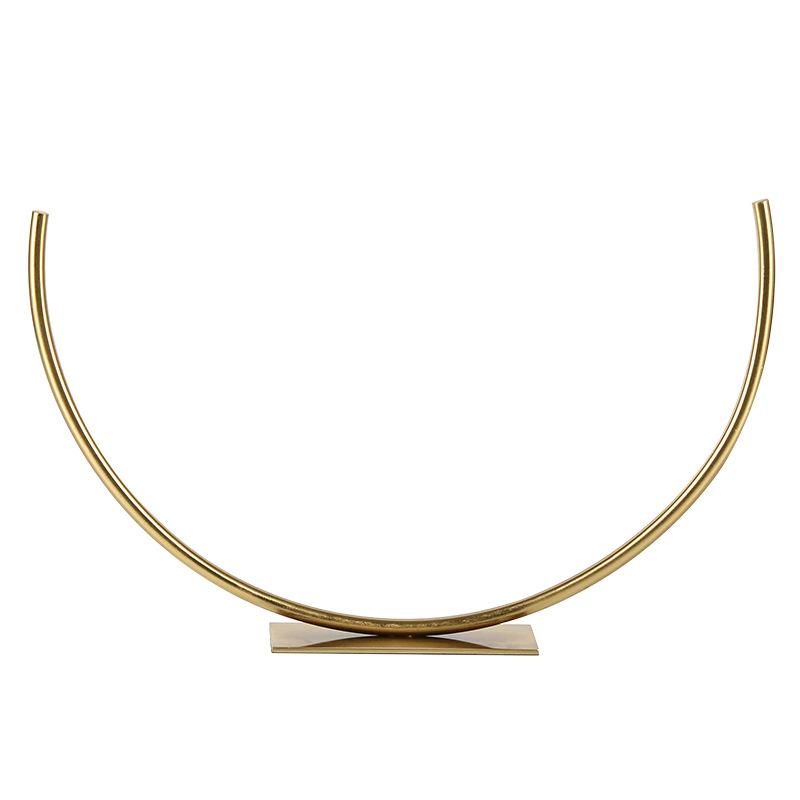 

Скандинавский итальянский минималистский полукруглый геометрический металлический ручной работы украшения свет роскошная модель дома дизайнер мягкие украшения