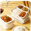 Biodegradable 4-Compartment Disposable Lunch Box (200 Sets)