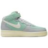 New Nike Air Force 1 Mid '07 Lx Grey Fog Enamel Green DQ8766-002