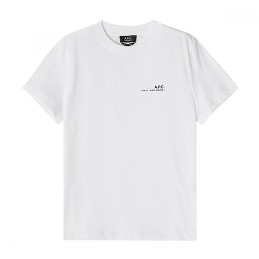 Apesse Cohbo M26404 Tag Bílá Černá Položka Položka Standardní Velká Běžná Krátký Rukáv Tričko