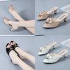 Summer Womens Flat Strap Open Toe Butterfly Bow Slipon Casual Sandals For Large Sizes