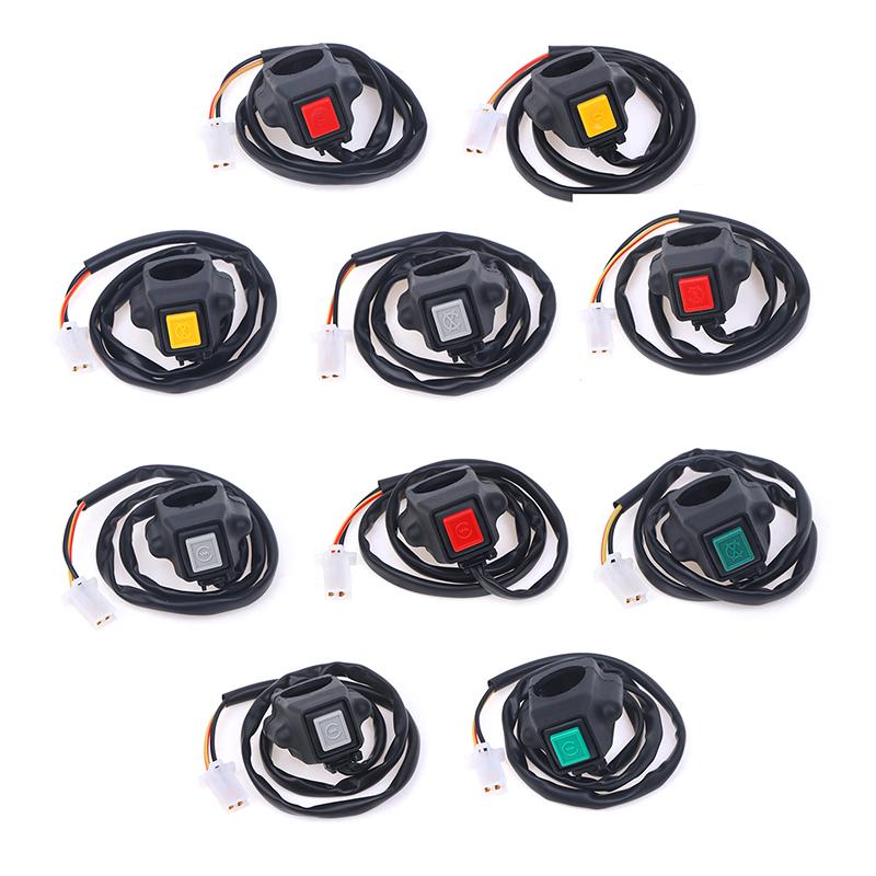 Durable Atv Motorcycle Dual Sport Quad Start Horn Kill Off Stop Switch Button Motorbike Accessories Control Handle Switches