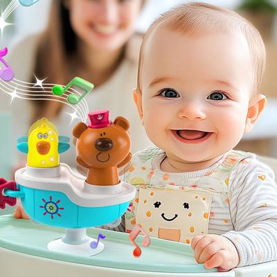 Baby Table Music Game Table Suction Bear Rocking Light Voice Control Induction Children's Educational Toy