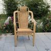 Comfortable Rattan Woven Leisure Chair for Elderly - Ideal for Living Room, Garden, or Balcony