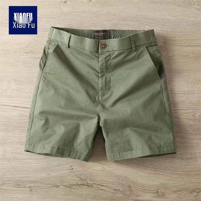 

Men s Straight-Fit Casual Shorts with Slant Pockets 36
