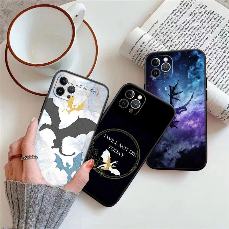 IK30 Fourth Wing Dragons New High-End Shell Phone Case for Redmi Note 13 14 Pro+ Plus A3 A3X 13X 13C 13R 14S 14C 14R