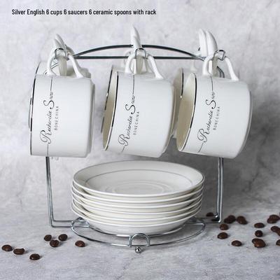European Style Ceramic Coffee Cup Set