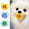 Bite Resistant Pet Silicone Pacifier Soft Pet Calming Pacifier Puppy Chewing Toy  for Dogs Cats
