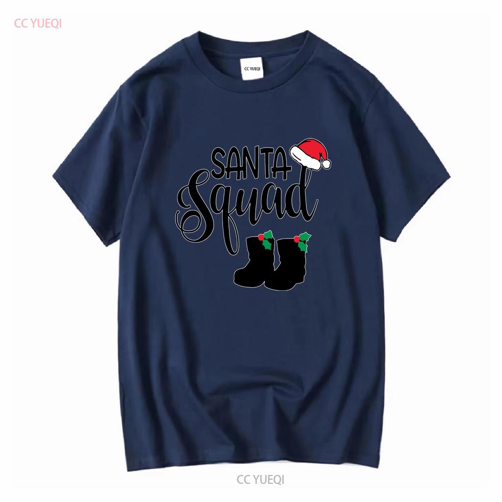 Santa Squad Christmas Festive Mens T Shirt Secret Holiday Xmas Gift Vintage Washed Top For Everyday Wear Homme Casual Graphic