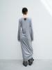 Jabhwalum Maxi Tag Dress, (Heather Gray)