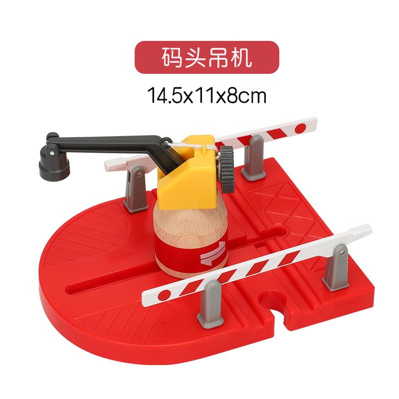 Wooden Train Track Accessories Wood Railway Track Train Station Bridge Tunnel Compatible All Brands Wooden Track Toys