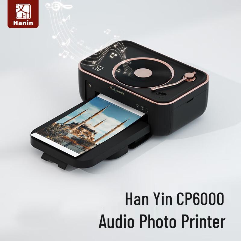 

Миттєвий фотопринтер Hanyin CP6000 з бездротовим аудіо, штекер CN (адаптер в комплекті)