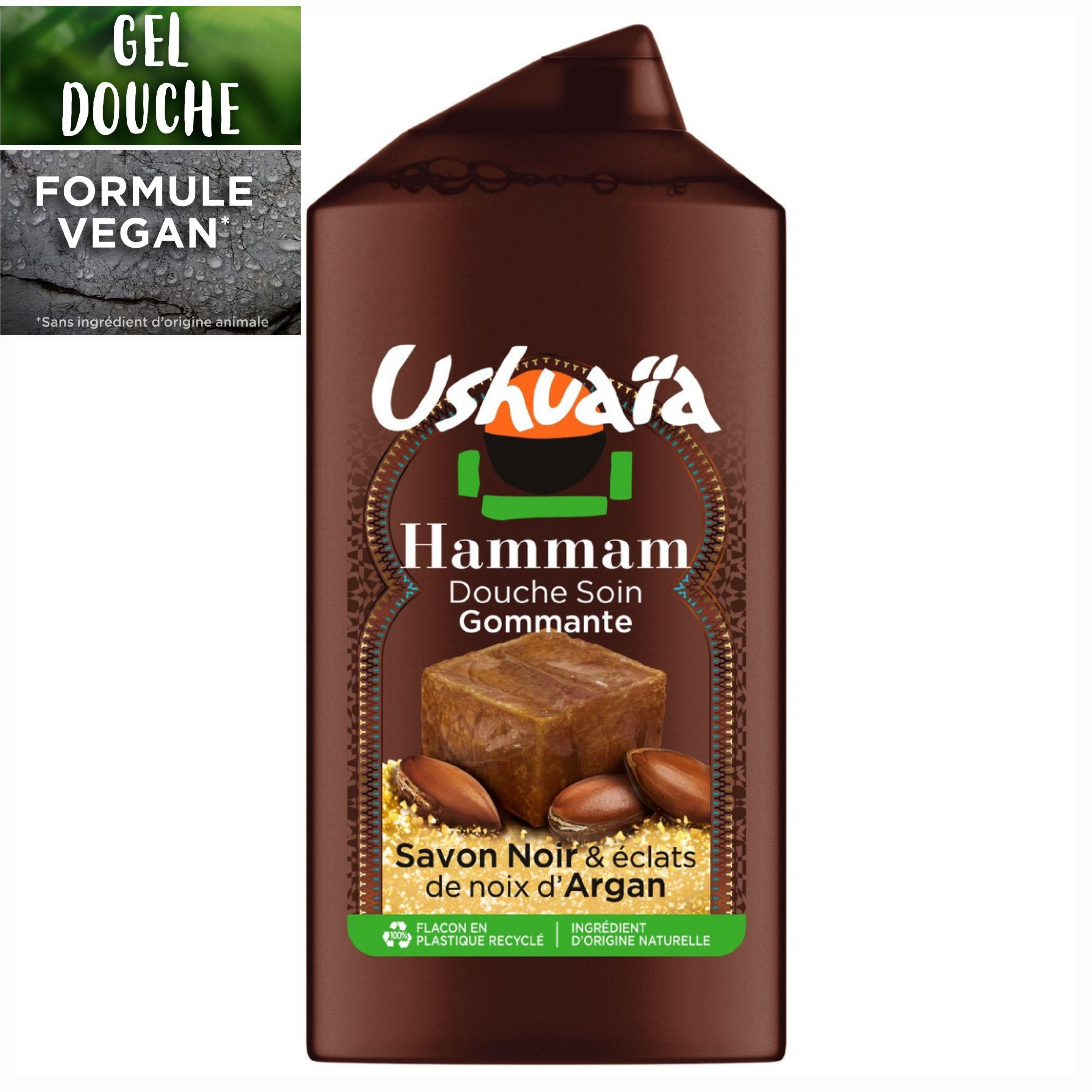 

USHUAIA Moisturizing Argan Black Soap Hammam Shower Gel the 300mL bottle