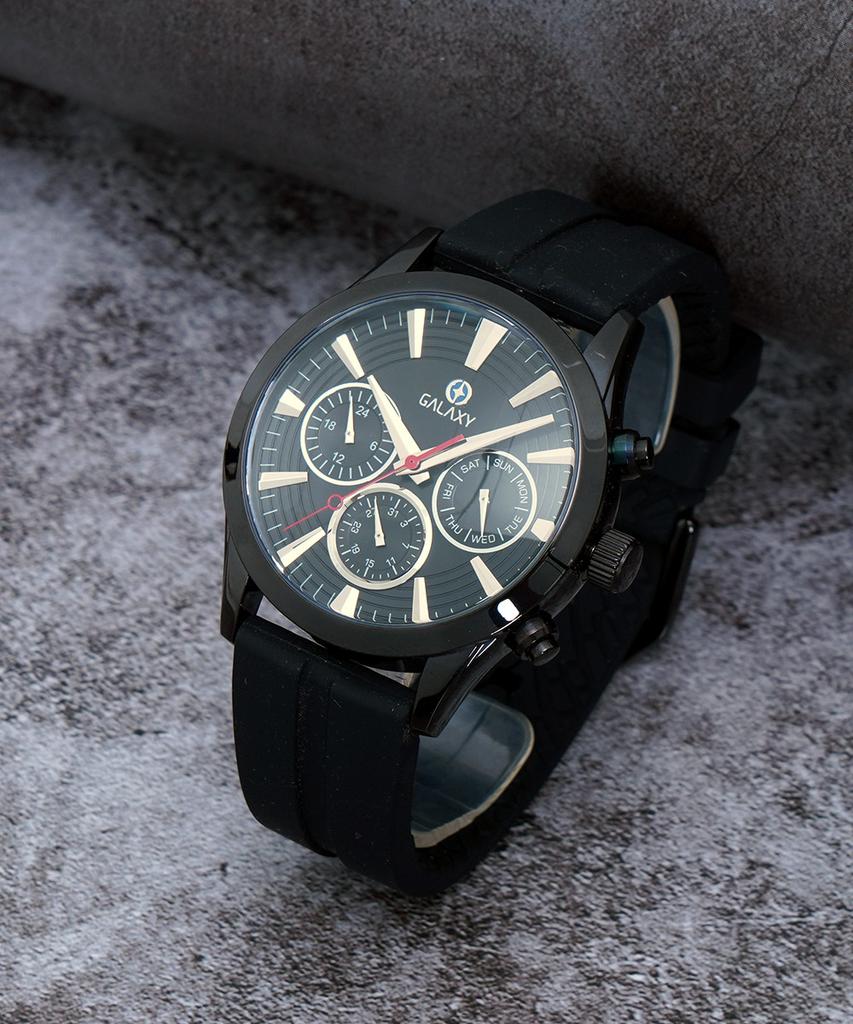 Gaelleogsi Multifunction Men'S Urethane Men'S Wristwatch Gs5801Me