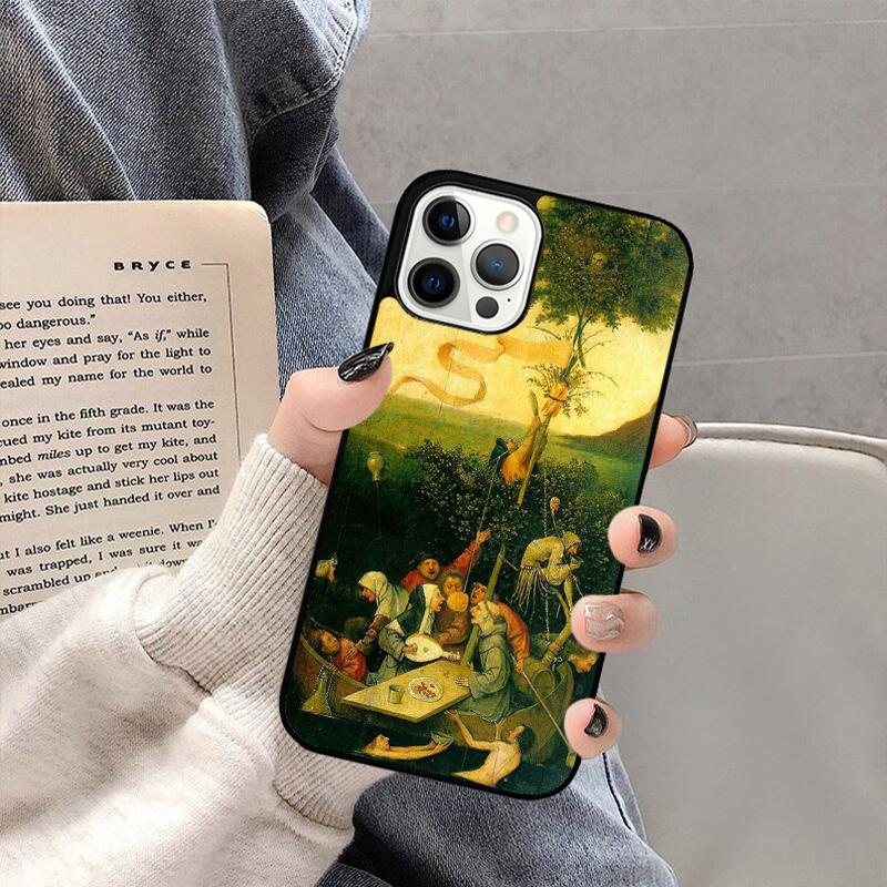 Hieronymus Bosch Art Phone Case For iPhone 17 Air 16 15 14 plus 11 12 13 Pro  Max coque Cover Shell