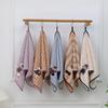 Autumn Winter Thickened Coral Fleece Quick-Dry Towels with Animal Embroidery Polka Dot Soft Bath Towels Set, Thanksgiving Gift Towels, Wash Cloths