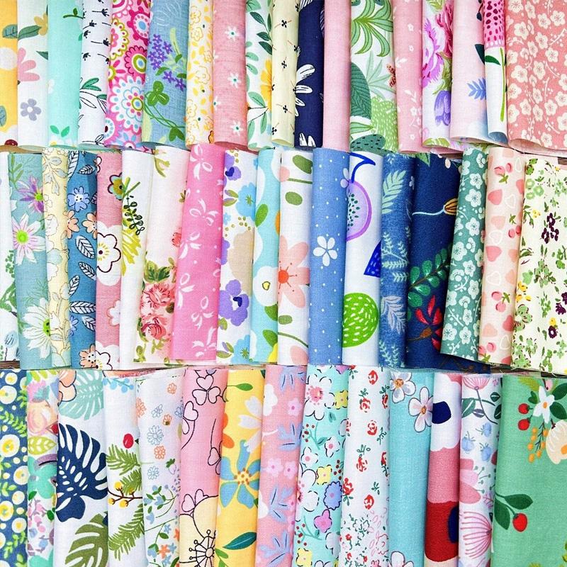 50 Pieces Cotton DIY Patchwork Square Patchwork 10 x10cm Sewing Material Quilting Decoration Mixed Style Fabric Cloth