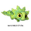 Simulation Eyes 3D Printed Miniature Salamander Model Colorful Salamander Figures Miniature Doll