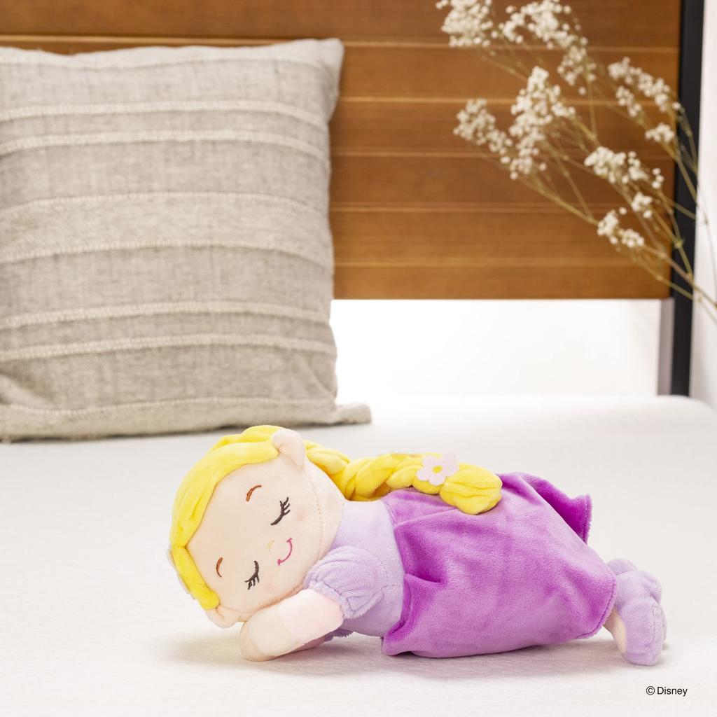MORIPiLO Morishita Disney Rapunzel tělový polštář 30cm plyšová hračka polštář s postavičkou zboží mini spací polštář Disney princezna fialová 4620456 cca.