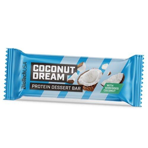 

Протеїновий батончик, Десертний протеїновий батончик, BioTech (USA) (14084015) 50g Coconut