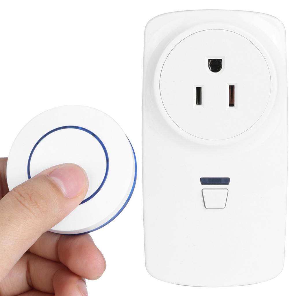 Haushaltsgeräte-Controller 2-Wege Drahtlose Steckdose Fernbedienung SteckdoseBlau Fernbedienung