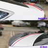 New Style Universal 3pcs Sedan Rear Trunk Tail Rear Wing Spoiler 117-127cm Adjustable DIY Refit Boot Wings Spoiler Car 2027
