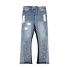 GALLERY DEPT Jeans Acampanados Retro Unisex Patchwork Desgastados con Lavado Salpicado