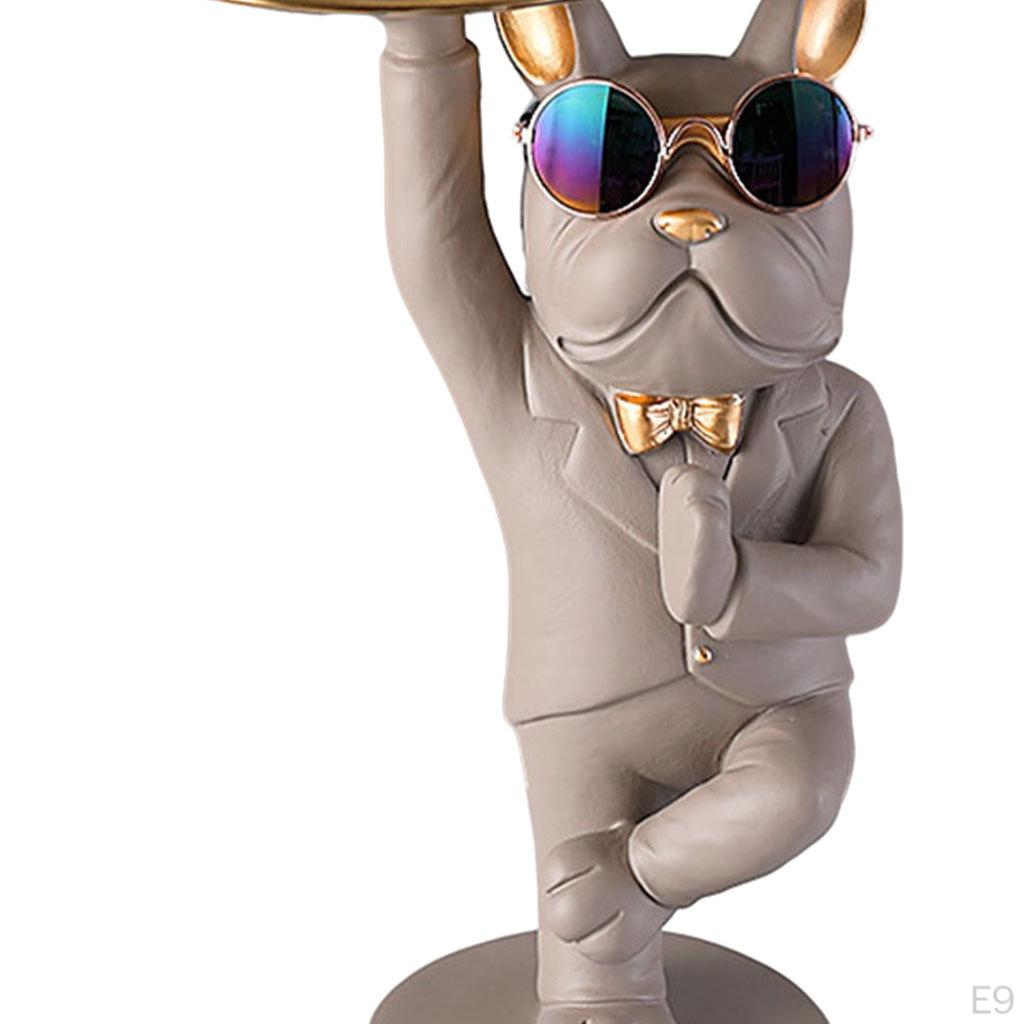 Animal Storage with Glasses Figurines Home or Candy Bowl