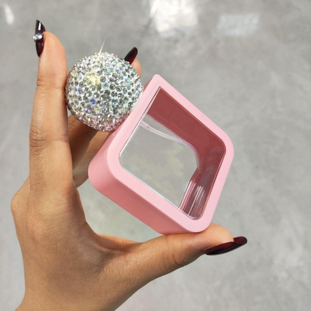 Creative Rhinestone-encrusted Spray Bottle Refillable Empty Perfume Bottle  Handicraft