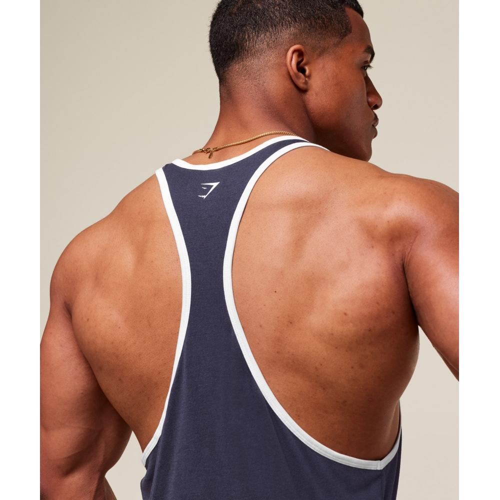 Gymshark Gslc Ringer stRinger Heavy Blue A2c1l Uctn