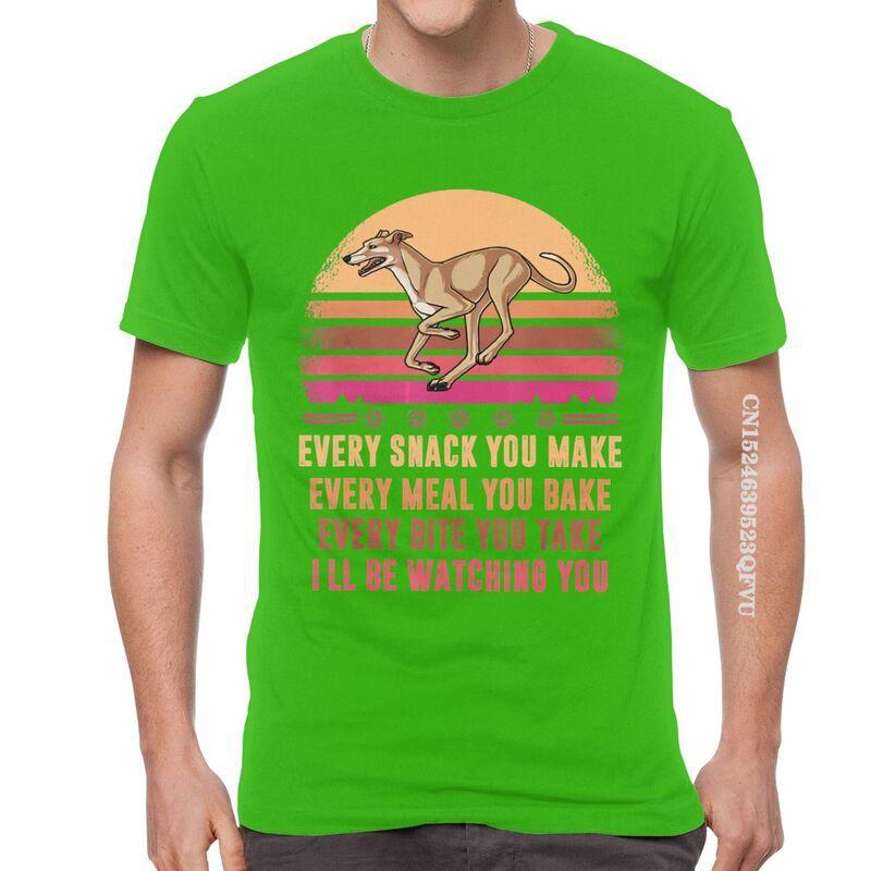 Greyhound T Shirts Men Novelty T Shirts Whippet Sighthound Dog Lover Tshirts Cotton Oversized Tee Tops Kawaii Clothes