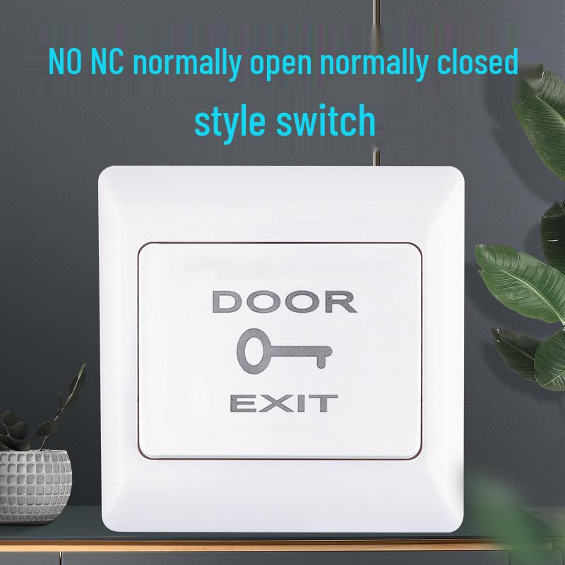 Edelstahl Zutrittskontrolle Ausgangstaster, Selbstrückstellend, Aufputz-/Unterputzmontage, Typ 86, Normally Open/Closed