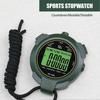 Sports Stopwatch Digital Handheld Sports Stopwatch Night Light Code Table