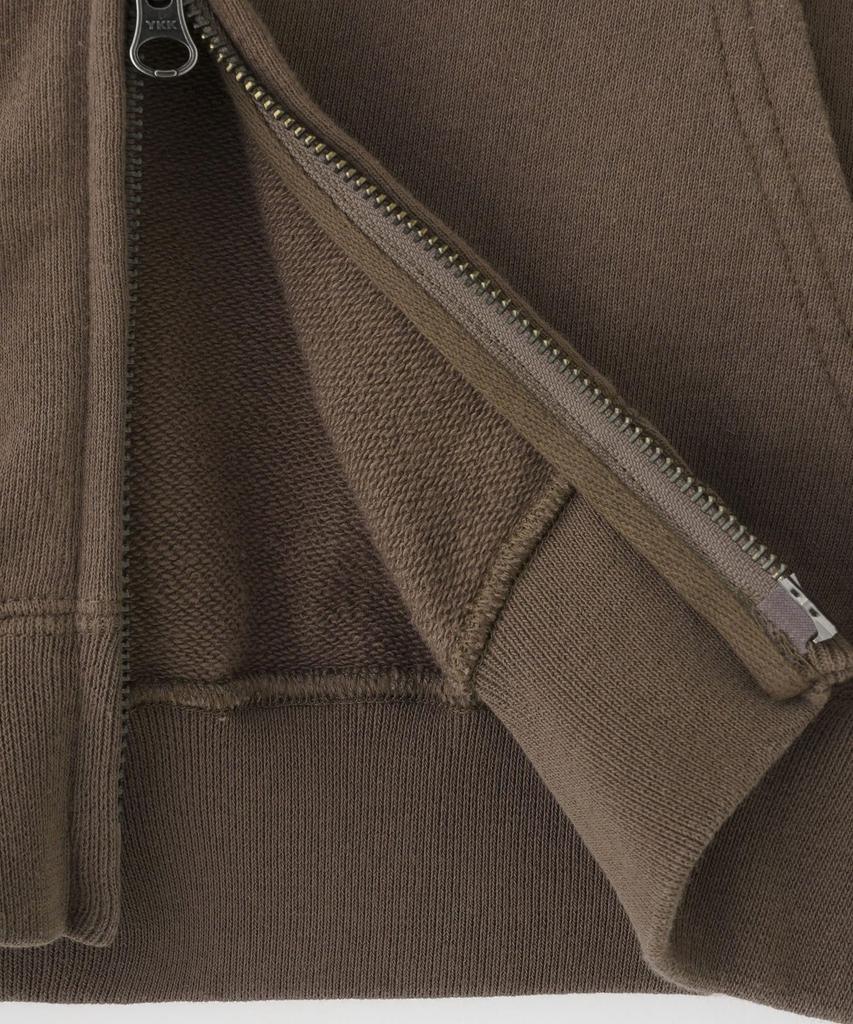 x Russell Cropped Hoodie 105251012008 Brown Medium X-girl Zip-Up