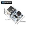 DC 5V Charge/Discharge Module 1.2A Mini Li-ion Battery Charging Module Boost Power Supply Board with Protection Type C