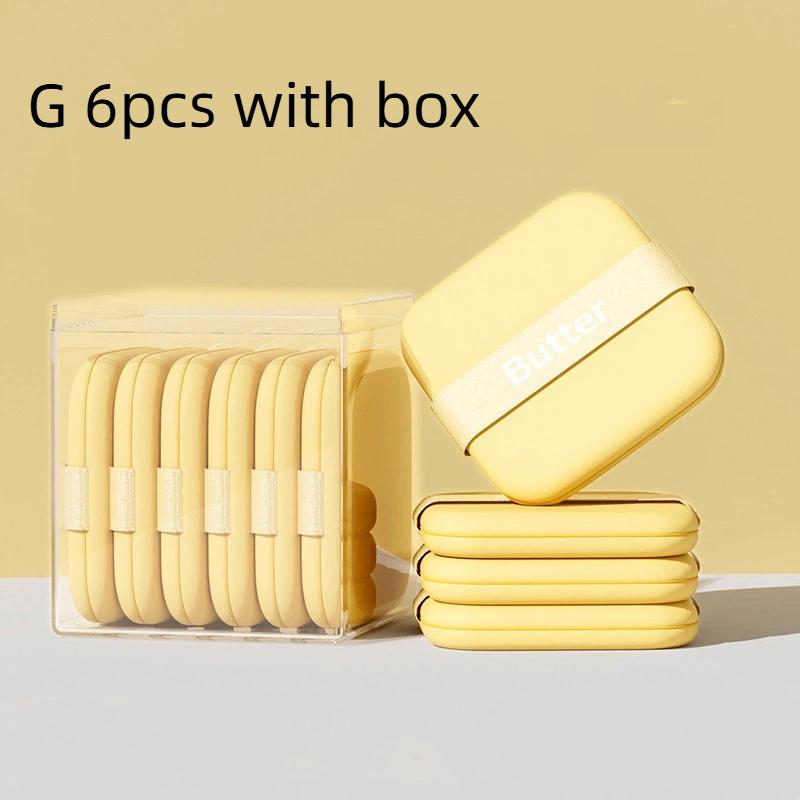 Butter Biscuit Air Cushion Puff Super Soft Becomes Bigger When Encountering Water Liquid Foundation Makeup Tool Is Double-Sided