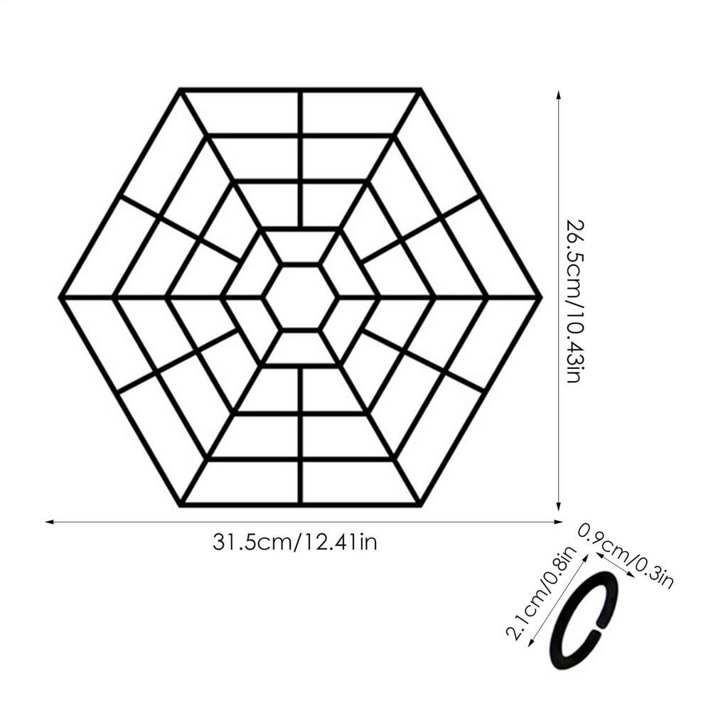 20 Pcs Pond Guard Net Protector Hexagonal Pond Protective Net Hexagonal Floating Protective Net With Connecting Hook For Protect